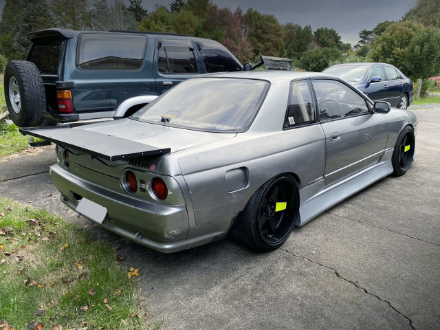 Rear exterior of R32 NISSAN SKYLINE 2-DOOR.