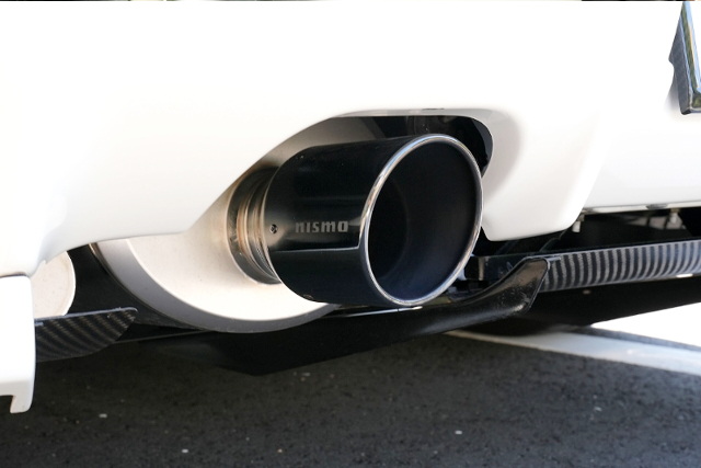 NISMO Exhaust muffler.