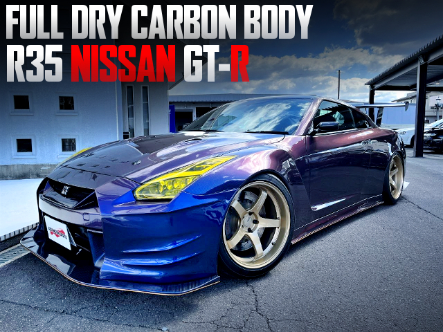 FULL DRY CARBON bodied R35 NISSAN GT-R.