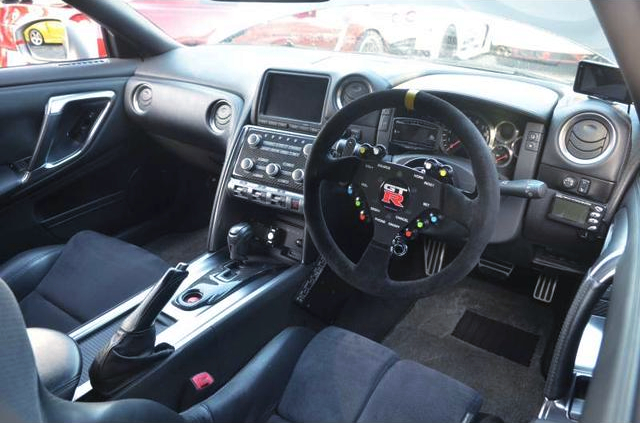 Interior of R35 NISSAN GT-R.