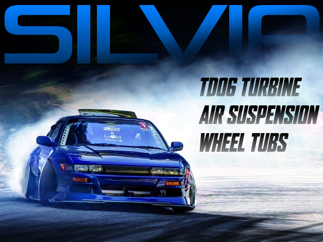 TD06 turbocharged S13 SILVIA of DRIFT SPEC.