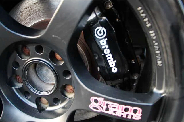 Brembo front caliper upgrade.