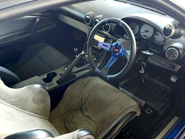 Interior of S15 NISSAN SILVIA with SEQUENTIAL WIDEBODY.