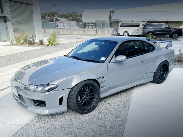 Front exterior of S15 NISSAN 200SX.