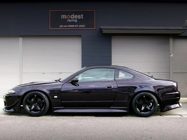 Side exterior of WIDEBODY S15 SILVIA.