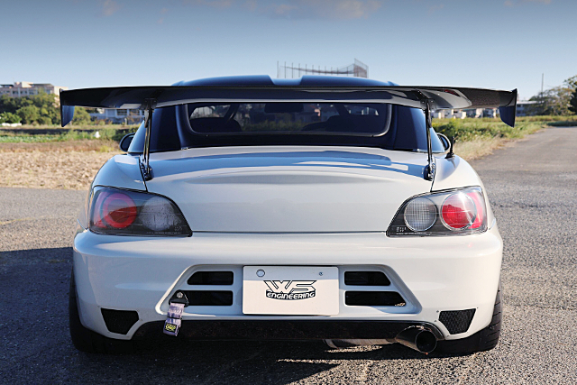 Rear exterior of AP1 S2000.