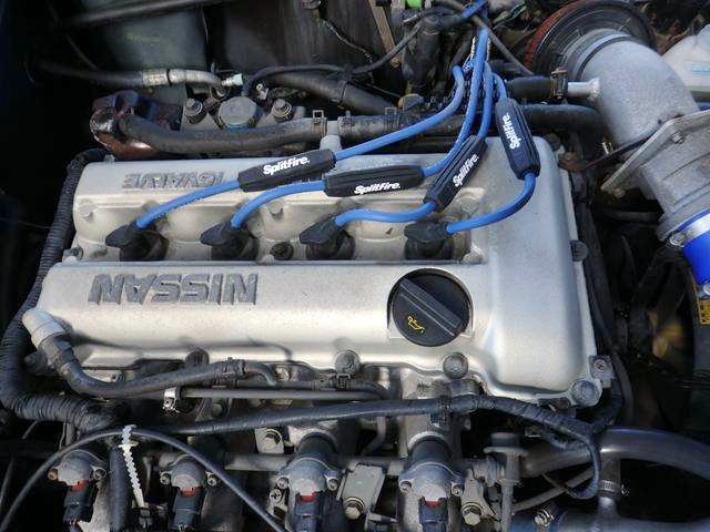 SR20DE engine in the C10 HAKOSUKA engine room.