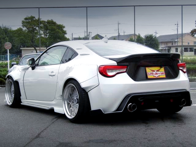 Rear exterior of WIDEBODY ZN6 TOYOTA 86GT.