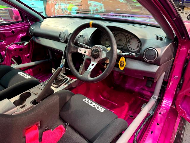 Interior of Passing Mark DEMO CAR 180SX TYPE-X.