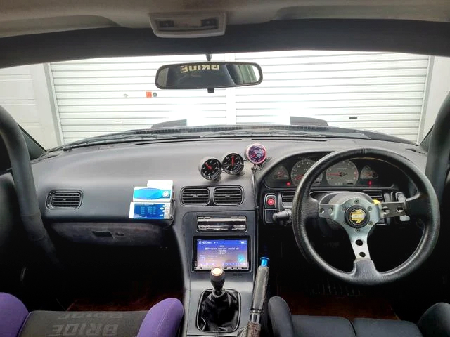 Interior of WIDEBODY 180SX TYPE-S.