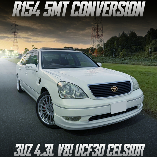 5MT conversion of UCF30 CELSIOR of 3UZ 4.3L V8.