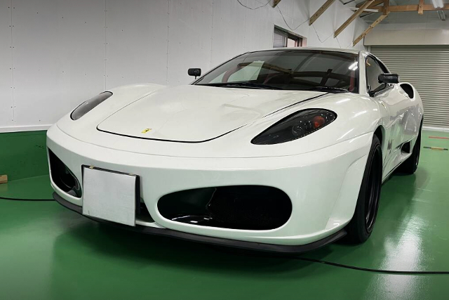 Front exterior of FERRARI F430 REPLICA converted 7th Gen CELICA SS-2.