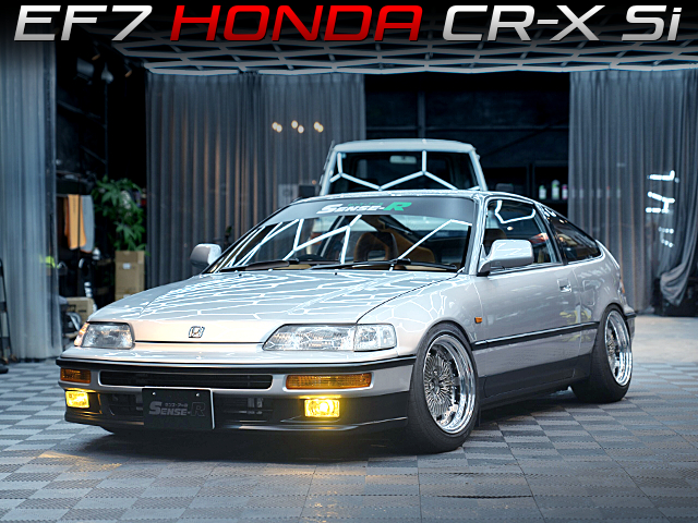 EF7 HONDA CR-X Si with B16A VTEC engine.