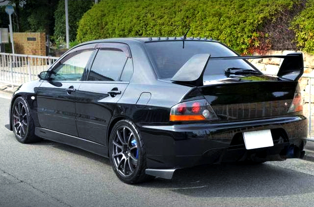 Rear exterior of CT9A LANCER EVOLUTION 7 GSR.