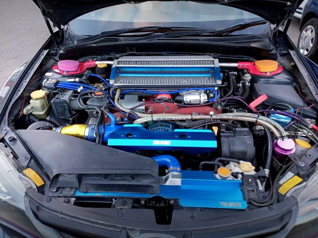 EJ207 boxer turbo engine.