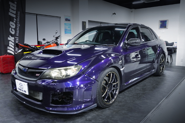 Front exterior of GVF IMPREZA WRX STI A-LINE.