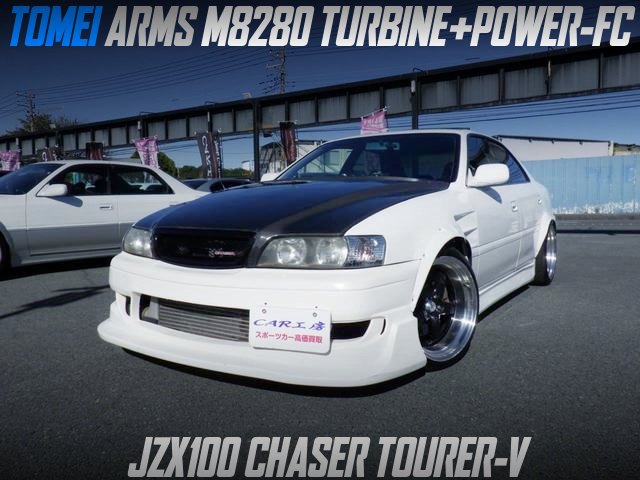 TOMEI ARMS M8280 TURBINE and POWER-FC, in the JZX100 CHASER TOURER-V.