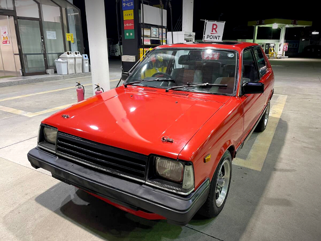 Front exterior of KP61 TOYOTA STARLET.