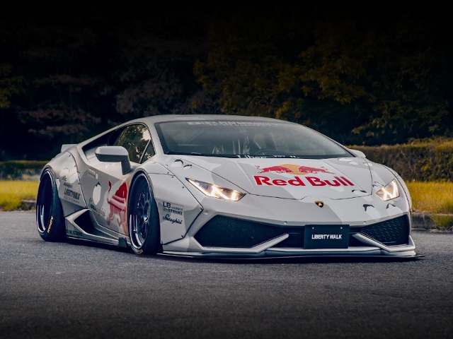 Front exterior of LB-WORKS WIDEBODY LAMBORGHINI HURACAN LP610-4.