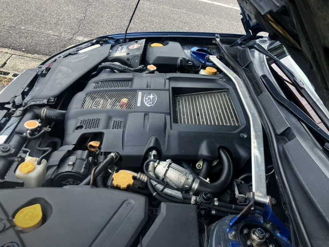 EJ20 turbo engine.