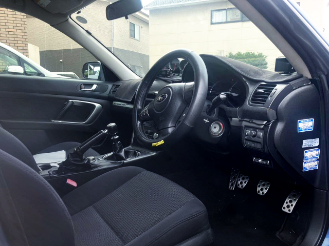 Interior of Static BL5 SUBARU LEGACY B4.