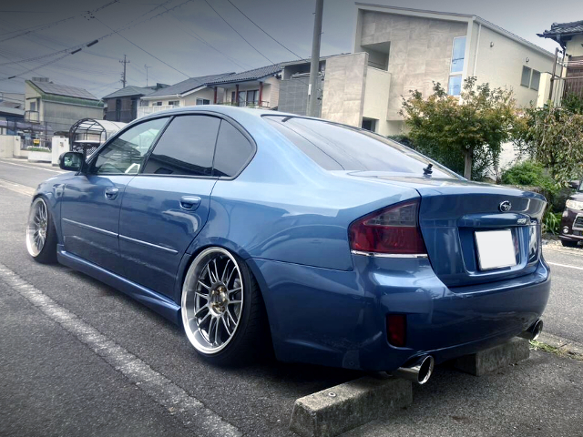 Rear exterior of Static BL5 SUBARU LEGACY B4.