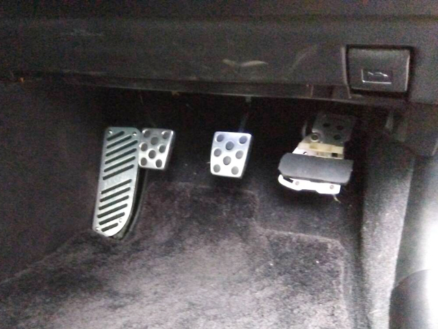 Three pedals.