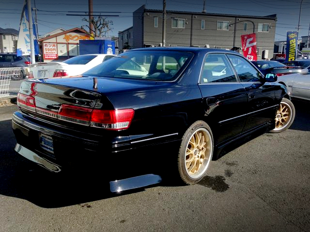 Rear exterior of JZX100 MARK 2 TOURER-S of 1JZ-GE engine.