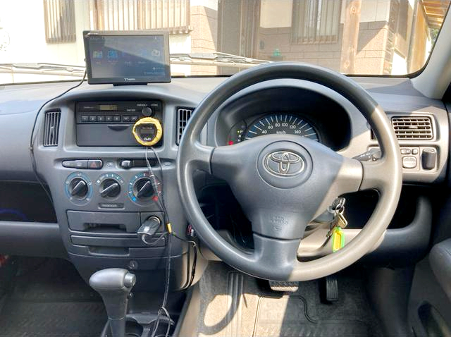 Dashboard of Lifted NCP58G PROBOX WAGON.