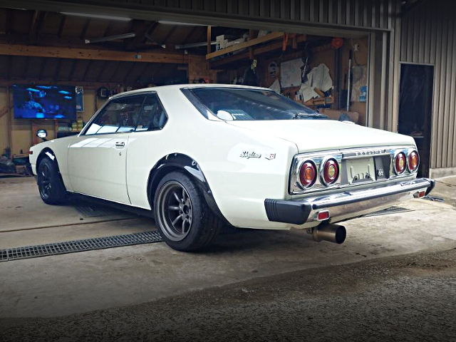 Rear exterior of HGC211 SKYLINE JAPAN.