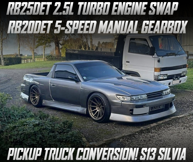 PICKUP TRUCK converted S13 SILVIA.