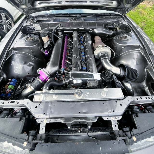 RB25DET turbo engine.