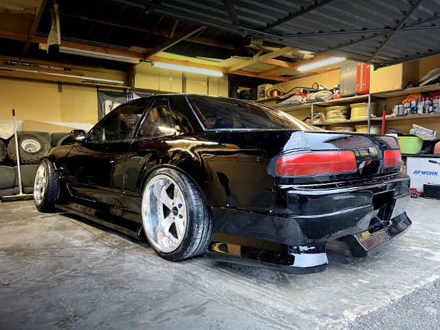 Rear exterior of S13 NISSAN SILVIA.