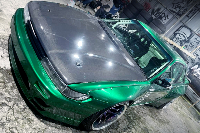 Front exterior of PANDEM WIDEBODY S13 SILVIA.