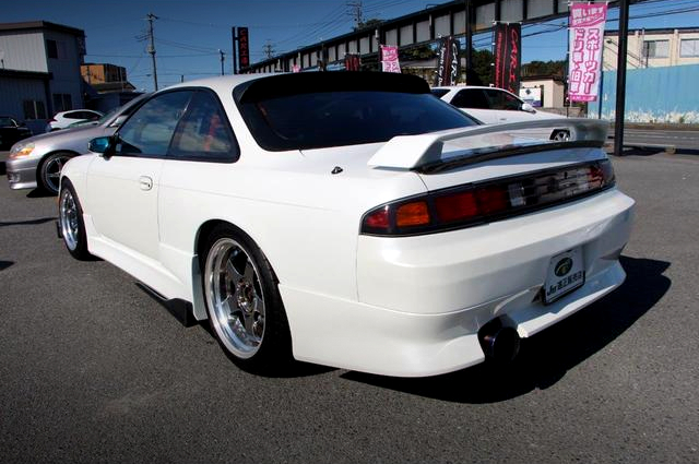 Rear exterior of S14 NISSAN SILVIA Ks.