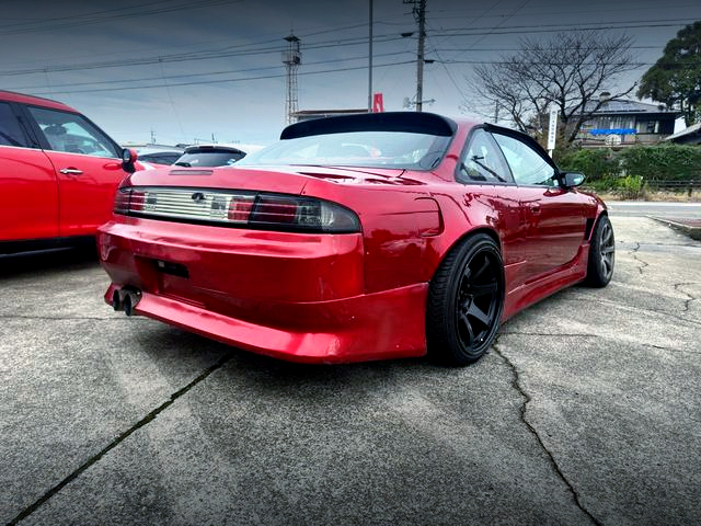 Rear exterior of S14 Late SILVIA.