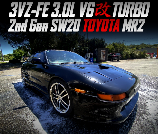 Turbocharged 3VZ-FE 3.0L V6 swapped 2nd Gen SW20 TOYOTA MR2.