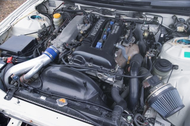 SR20DET turbo engine.