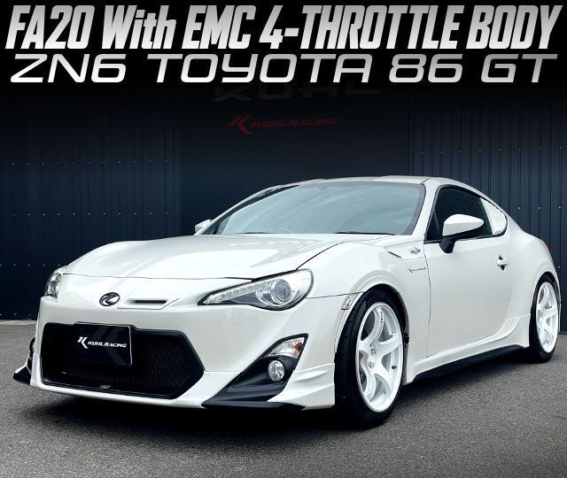 FA20 With EMC 4-THROTTLE BODY, in the ZN6 TOYOTA 86 GT.