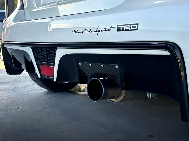 Exhaust muffler of NCP131 VITZ RS G's SMART PACKAGE.