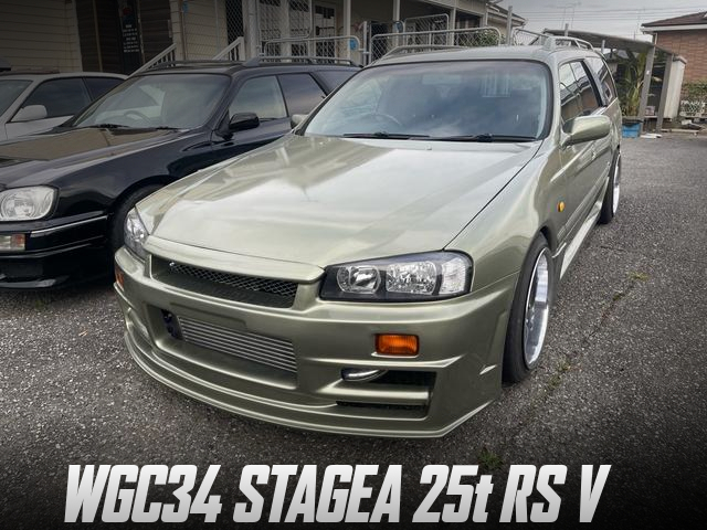 ER34 faced GT-R style bodied WGC34 STAGEA 25t RS V.