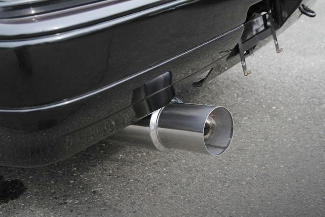 Aftermarket exhaust muffler.