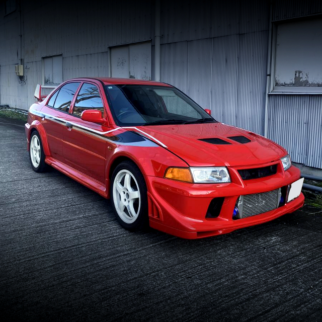 Front exterior of CM8A MITSUBISHI LANCER with TOMMI MAKINEN EDITION REPLICA conversion.