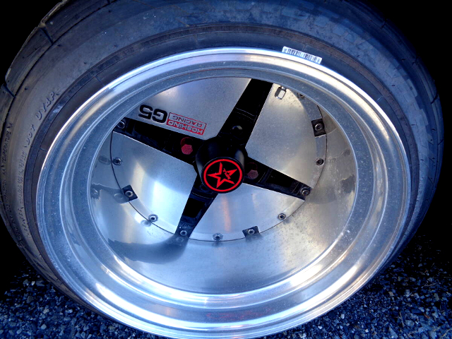 Aftermarket rim.