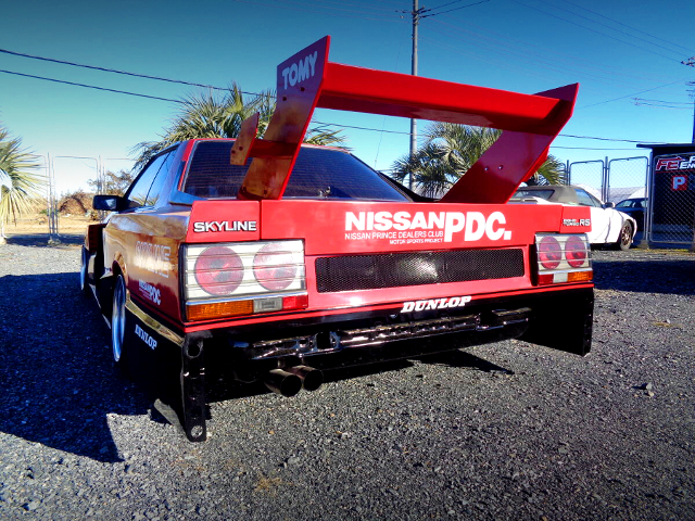 Tail lights of SUPER SILHOUETTE WIDEBODY DR30 Skyline 2000 RS-X Turbo-C.