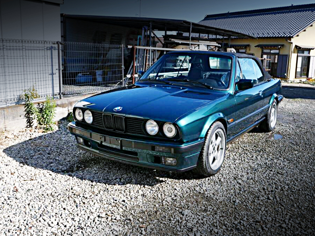 Front exterior of E30 BMW 3-SERIES CABRIOLET.