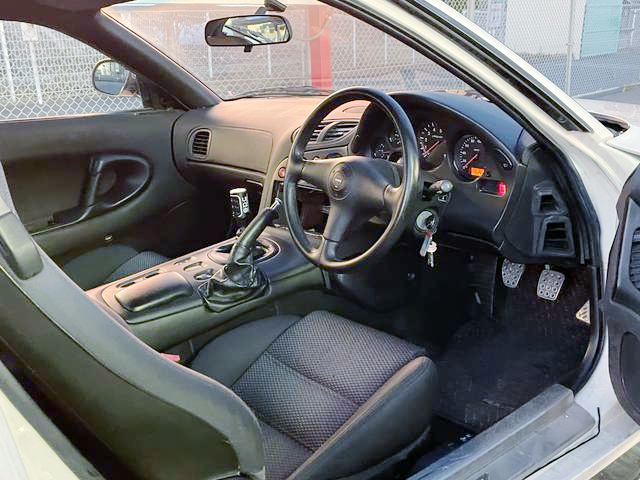 Interior of FEED WIDEBODY FD3S RX-7 TYPE-RB BATHURST.