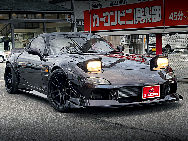 Front exterior of WIDEBODY FD3S RX-7 TYPE-R.