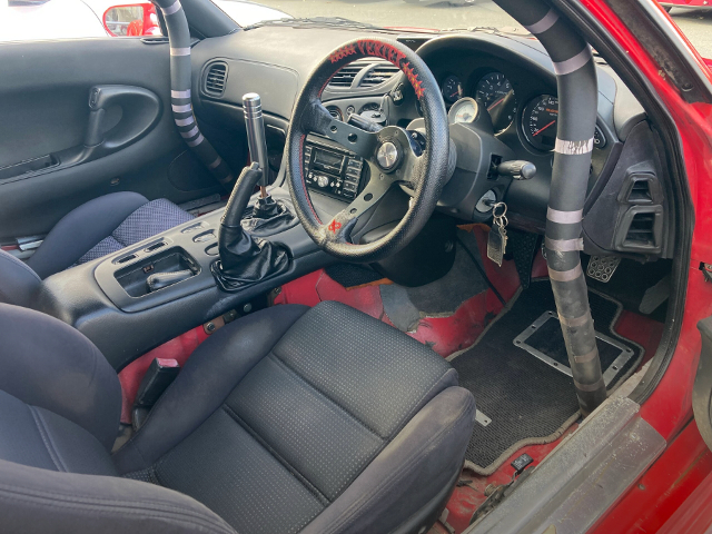 Interior of VERTEX WIDEBODY FD3S RX-7.