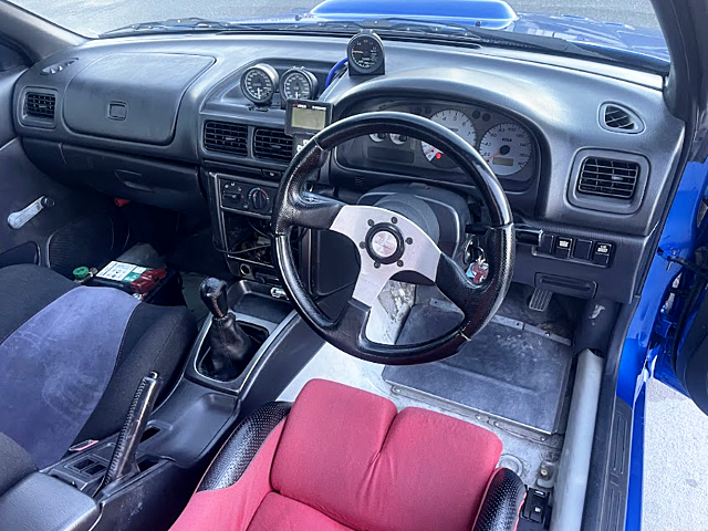 Interior of GC8 IMPREZA WRX TYPE RA STi Version 5.